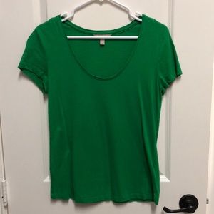 XS green Banana Republic top